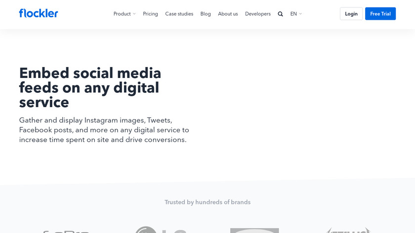 Mosaic: Social feed editor Landing Page