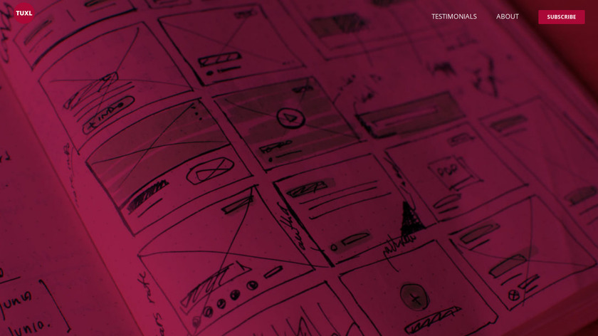 The UX List Landing Page