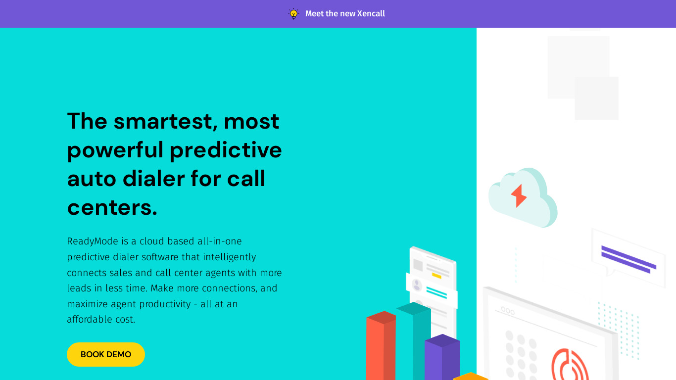 XenCALL Landing page