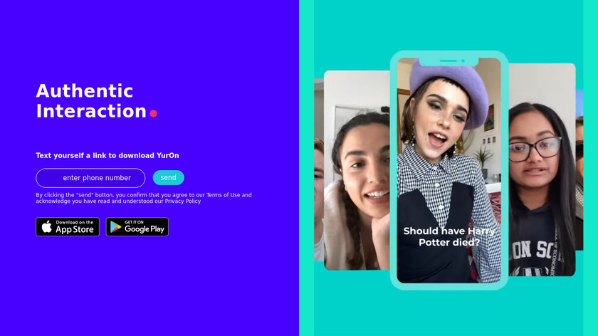 YurOn Landing Page