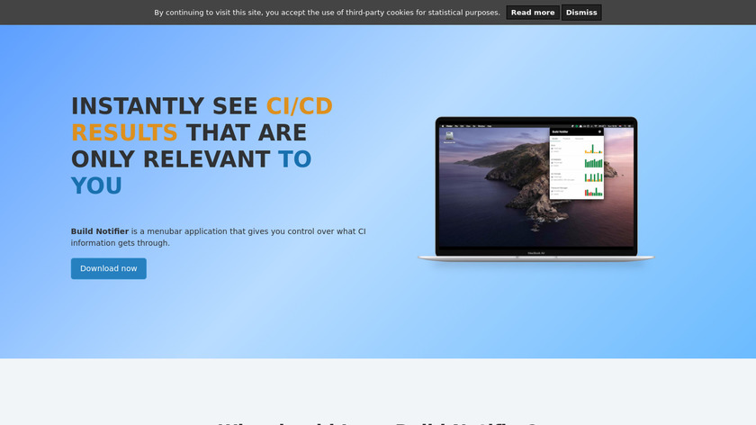 Build Notifier Landing Page