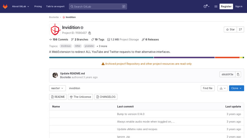 Invidition Landing Page