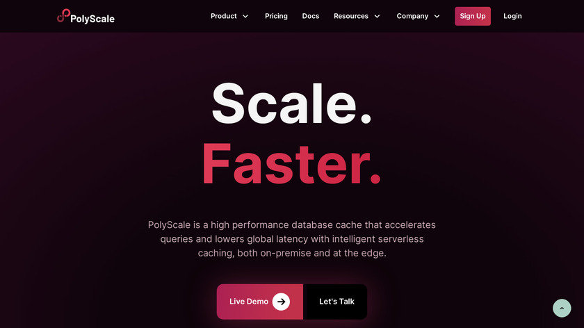 PolyScale Landing Page