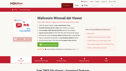 Mailsware Winmail.dat Viewer image