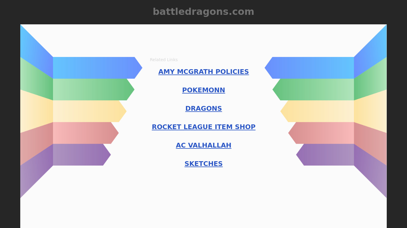 Battle Dragons Landing page