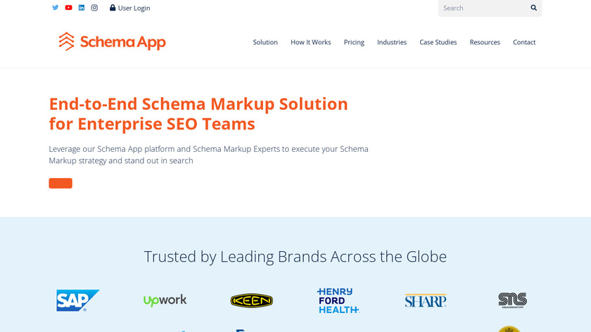 Schema App Landing Page