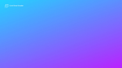 Cold Email Grader image