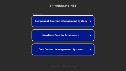 SpinnerCMS.net screenshot