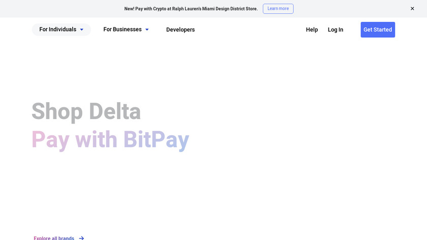 Pay with BitPay Landing Page