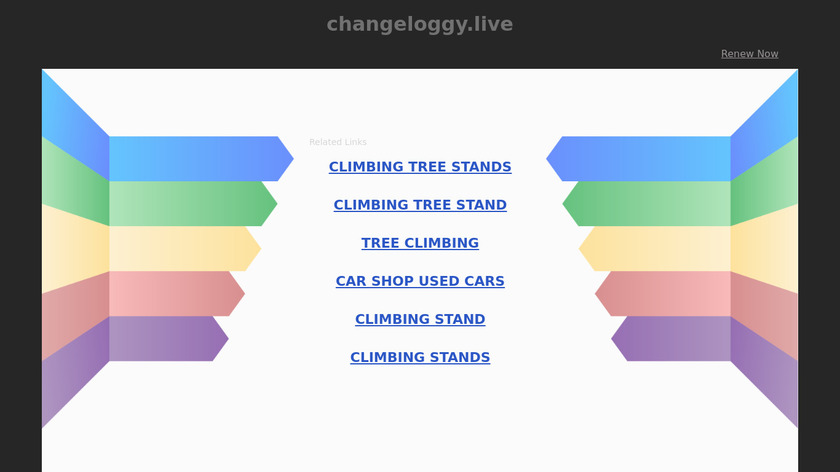 Changeloggy Landing Page