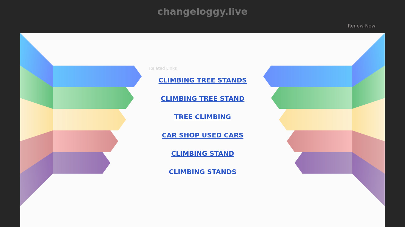 Changeloggy Landing page