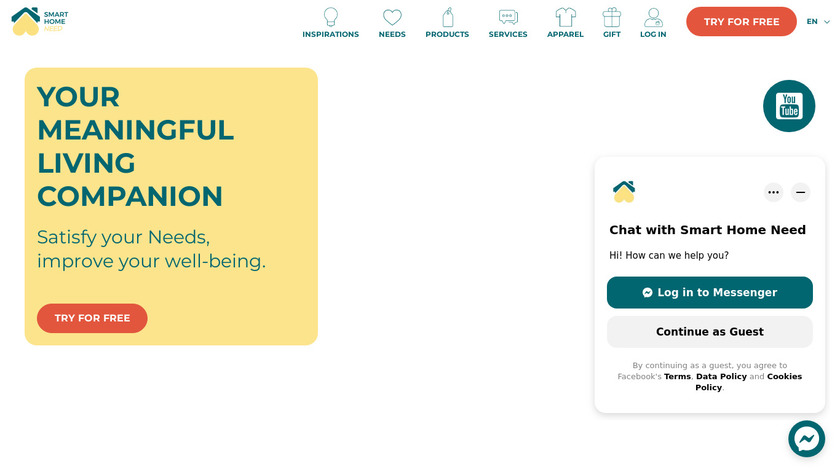 Smart Home Need Landing Page