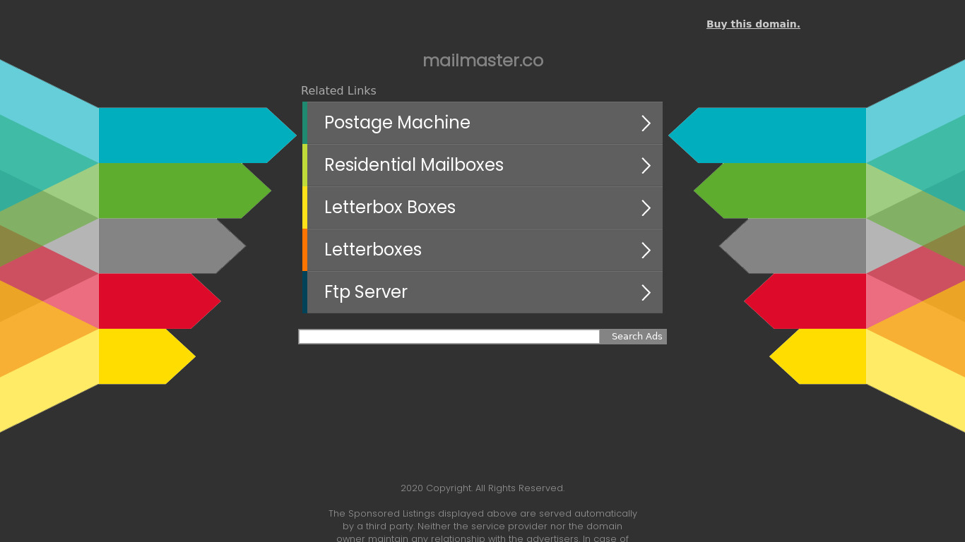 ww38.mailmaster.co MailMaster Landing page