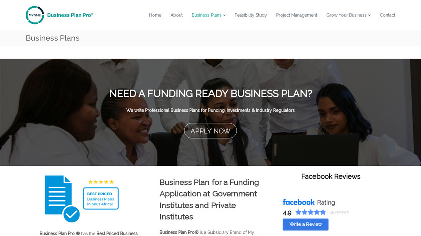 businessplanpro.co.za Business Plan Pro Landing Page