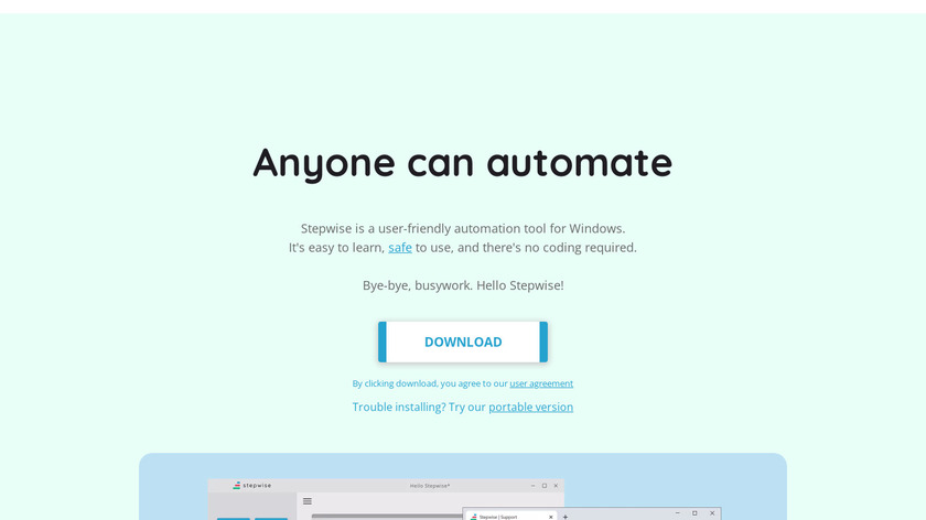Stepwise Landing Page