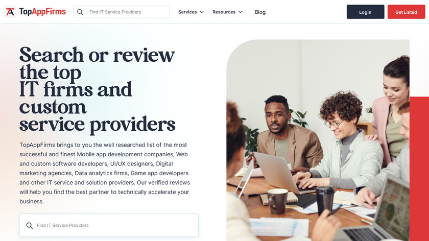 TopAppFirms.co Landing Page