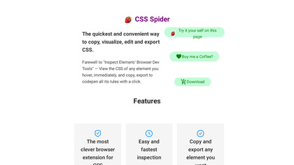 CSS Spider image
