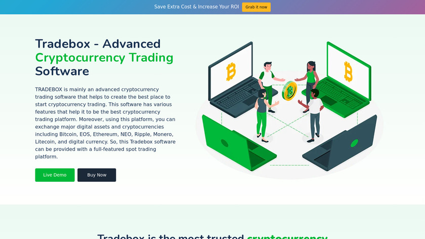 Tradebox Advance Cryptocurrenc Landing Page