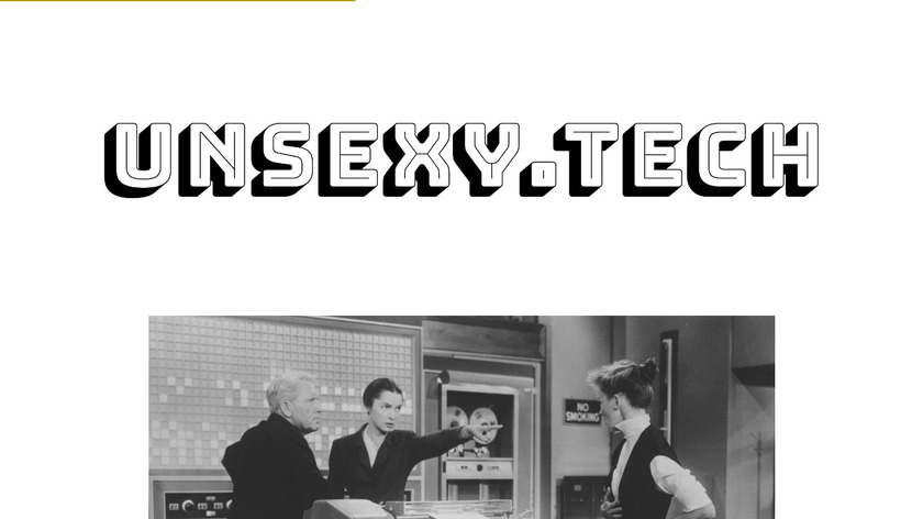 Unsexy.tech Landing Page