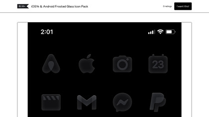 Frosted Glass Icon Pack image