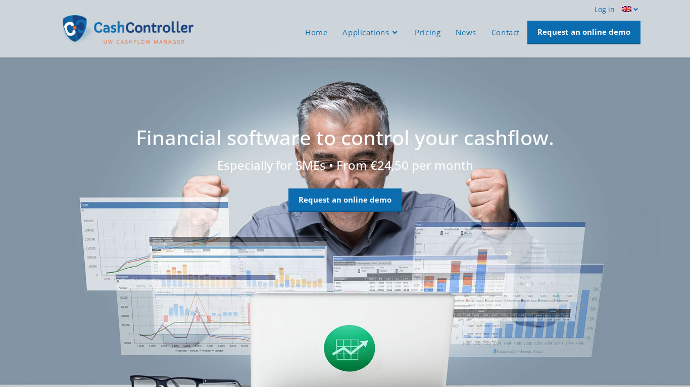 CashController.nl Landing page