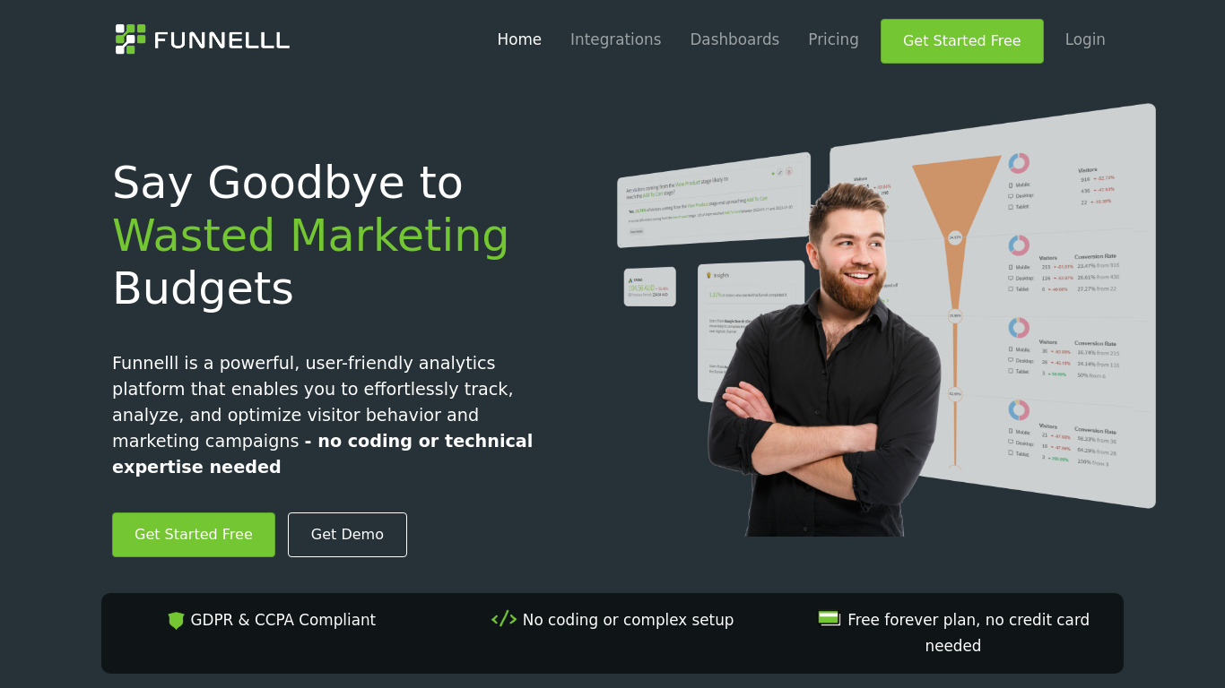 Funnelll Landing page