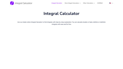 Integral Calculator image