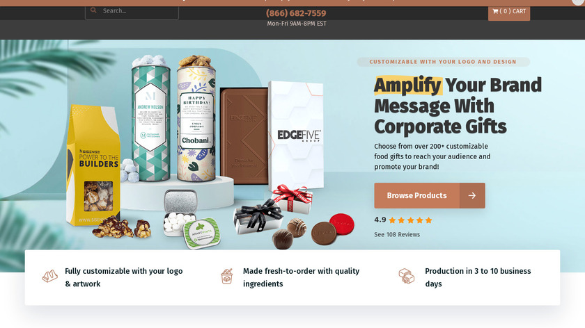 Chocomize Landing Page