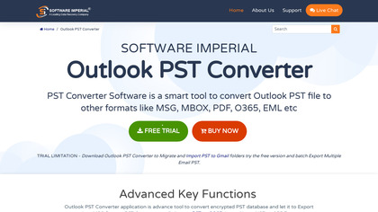 Outlook PST Converter Software Imperial image