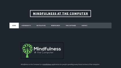 Mindfulness at the Computer image