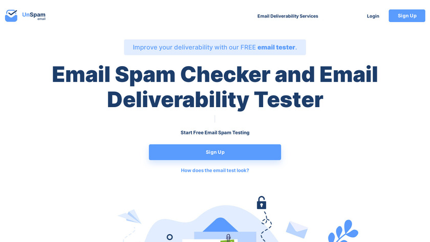 Unspam.email Landing Page