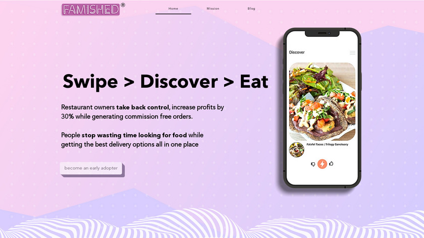 Famished Landing Page