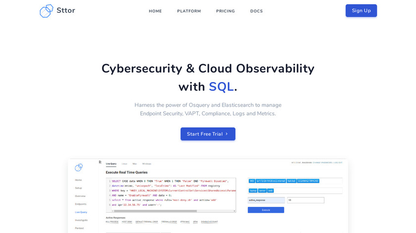 easySIEM Landing Page
