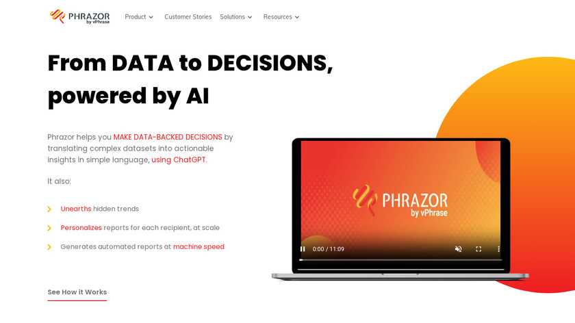 Phrazor Landing Page