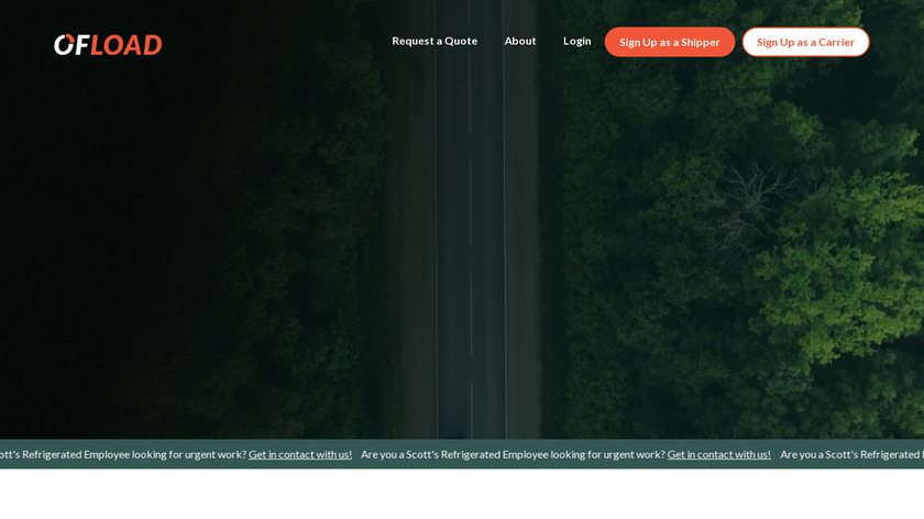 Ofload Landing Page