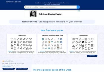 Icons-For-Free.com screenshot