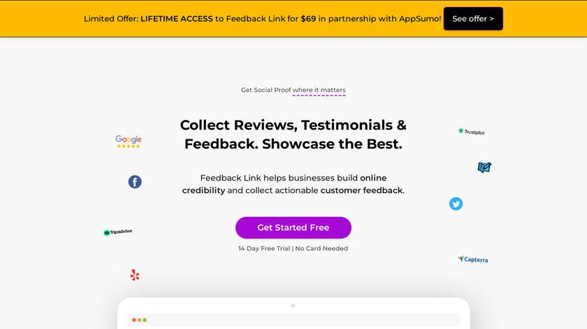 FeedbackLink Landing Page