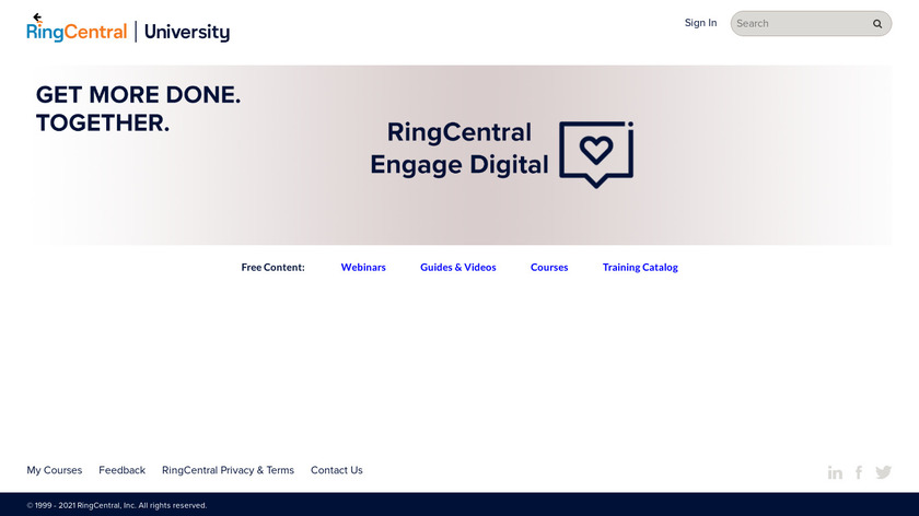 university.ringcentral.com RingCentral Engage Digital Landing Page