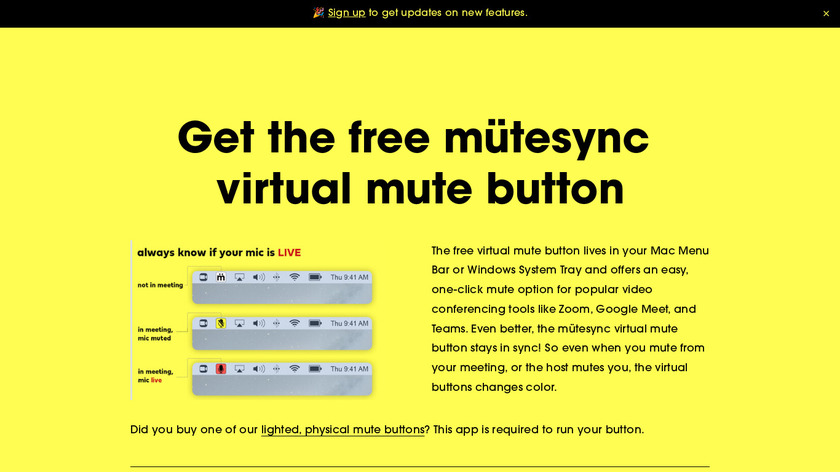 müteme Landing Page