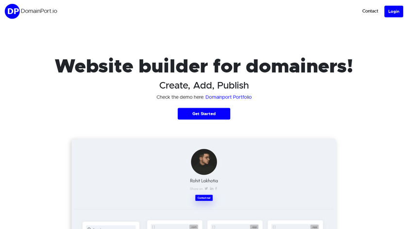 Domainport Landing Page