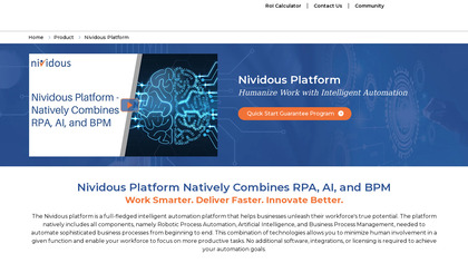Nividous Platform image