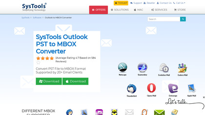 SysTools Outlook to MBOX image
