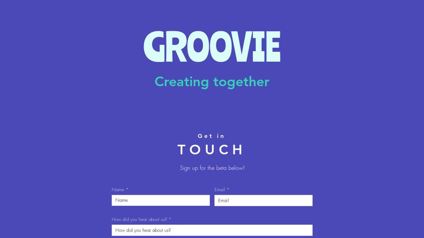 Getgroovie.com Landing Page