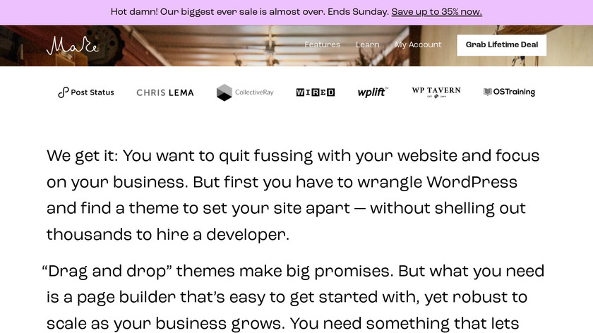 Make WP Landing Page