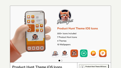 Product Hunt Theme iOS14 Icons image