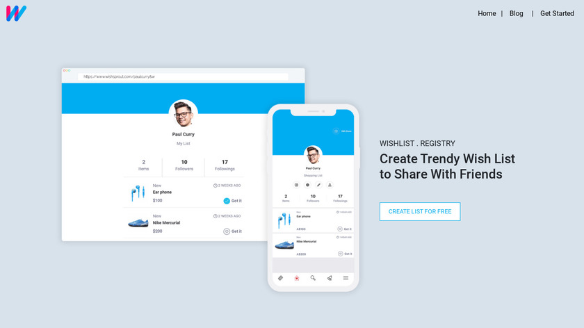 Wishsprout Landing Page