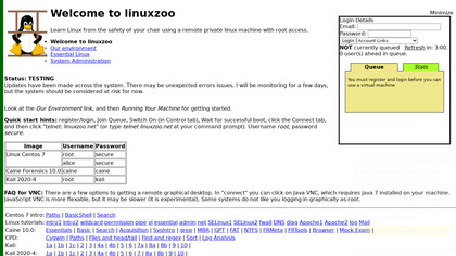 Linuxzoo image