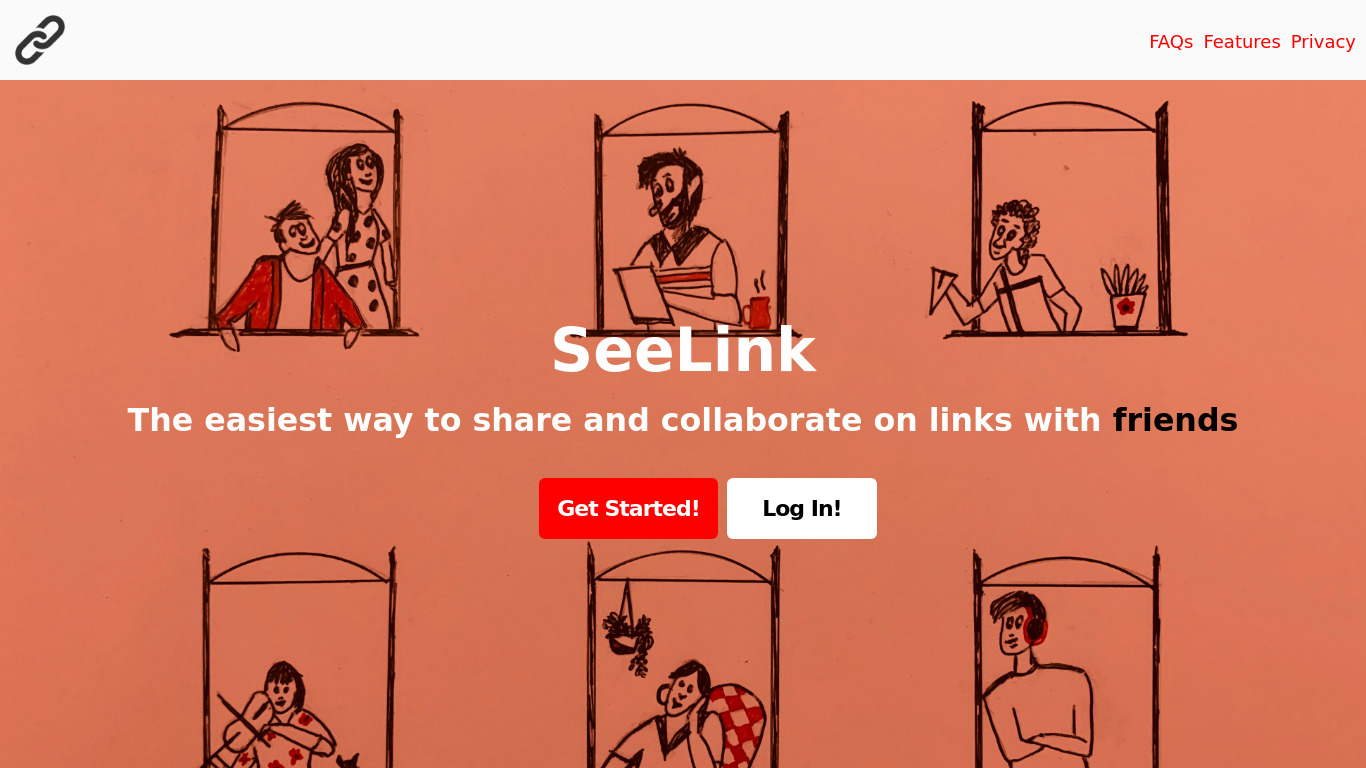 SeeLink Landing page