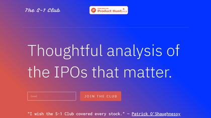The S-1 Club image