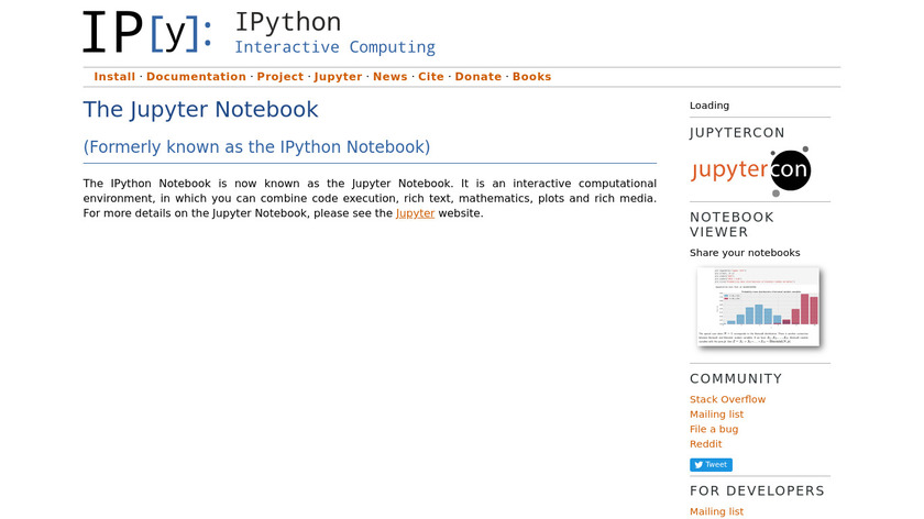 IPython Notebook Landing Page